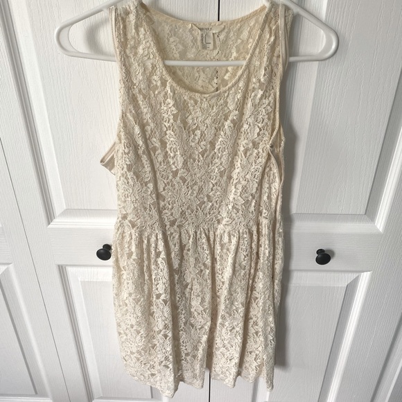 Forever21 vintage style lace dress with slip szS - Picture 1 of 3